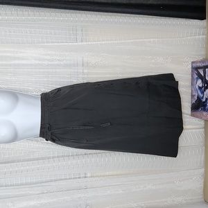 Vintage Liz Claiborne Midi Black Wrap Skirt Sz12